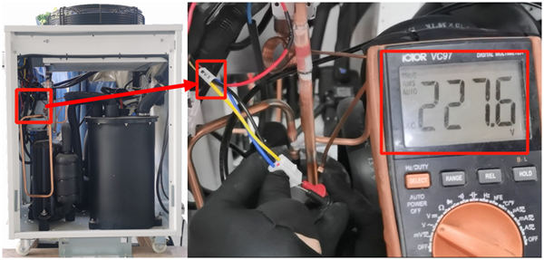 冷水機發熱棒位置